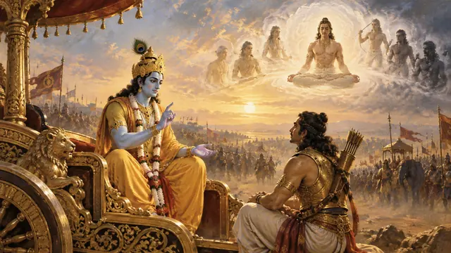 Artwork for Bhagavad Gita chapter 6: Dhyana Yoga