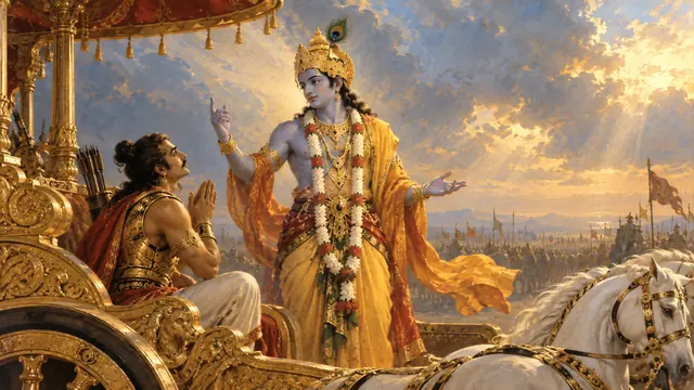Artwork for Bhagavad Gita chapter 7: Jnana Vijnana Yoga