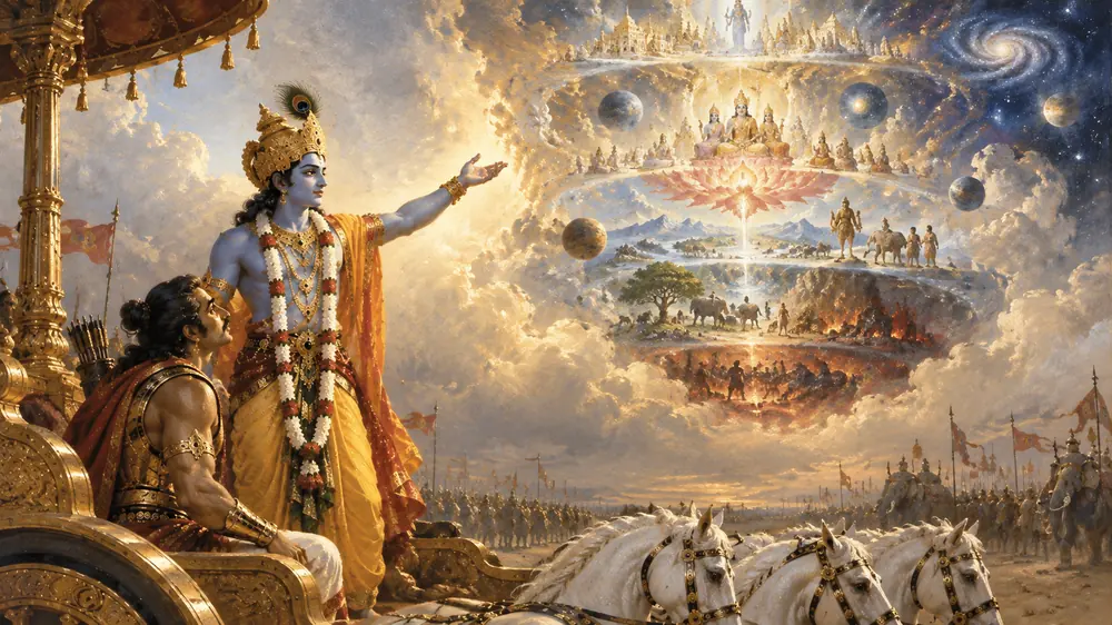 Artwork for Bhagavad Gita chapter 8: Akshara Brahma Yoga