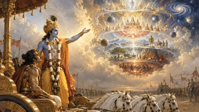 Artwork for Bhagavad Gita chapter 8: Akshara Brahma Yoga